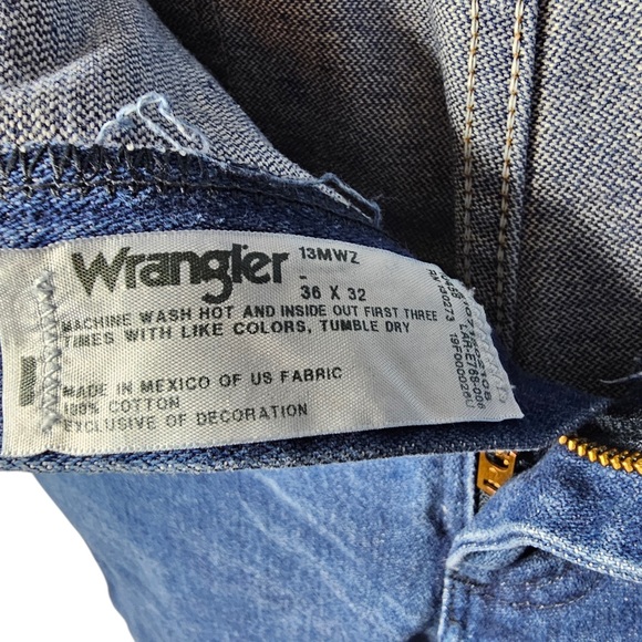 Wrangler 13MWZ Cowboy Cut Jeans - Men's - Western Wear - Durable Denim - Picture 6 of 9